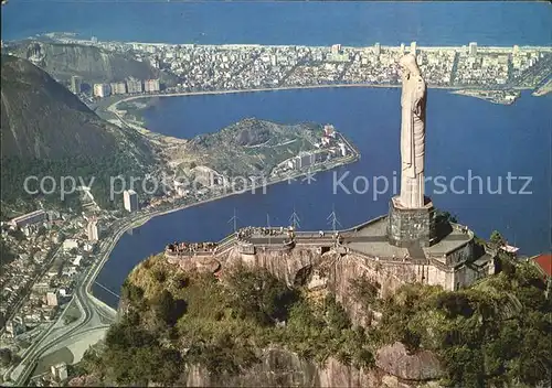 Rio de Janeiro Vista aerea do Corcovado com lagoa Rodrigo de Freitas ao fundo Kat. Rio de Janeiro