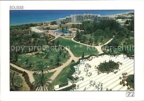 Sousse Les hotels Marhaba et Marhaba Beach Fliegeraufnahme Kat. Tunesien