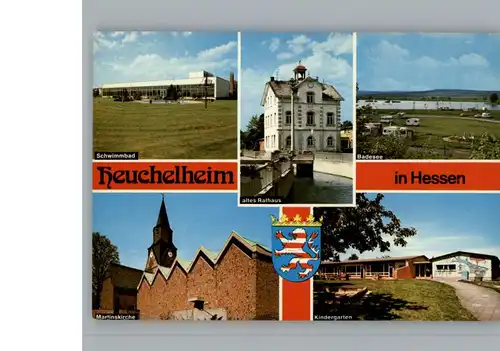 Heuchelheim Giessen Schwimmbad Altes Rathaus Kindergarten Badesee / Heuchelheim /Giessen LKR