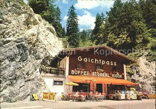 Gaichtpass Reutte Tirol Kiosk Gaichtspitze
