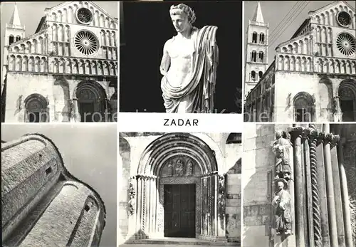 Zadar Zadra Zara Gebaeudee Skulptur  Kat. Kroatien