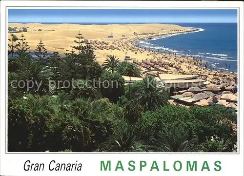 Maspalomas Strand und El Oase Kat. Gran Canaria Spanien