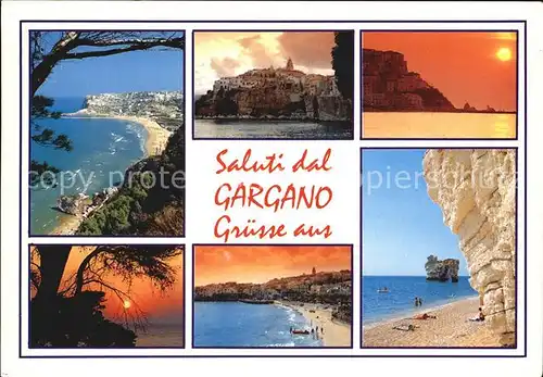 Gargano Abendstimmung Strand Panorama / Italien /Italien