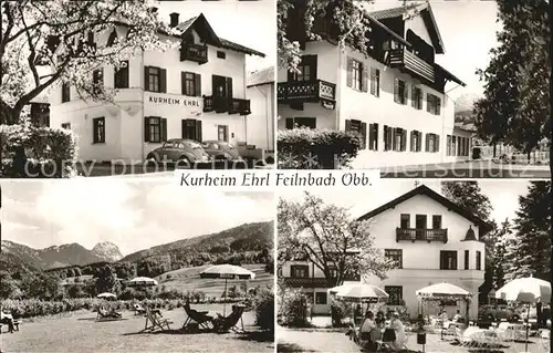 Feilnbach Kurheim Ehrl Liegewiese Terrasse Kat. Bayrischzell