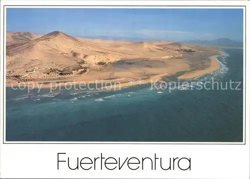 Jandia Fliegeraufnahme Kat. Fuerteventura Kanarische Inseln