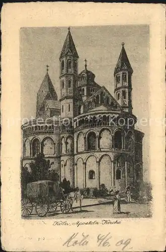 Koeln Rhein Apostel Kirche  Kat. Koeln