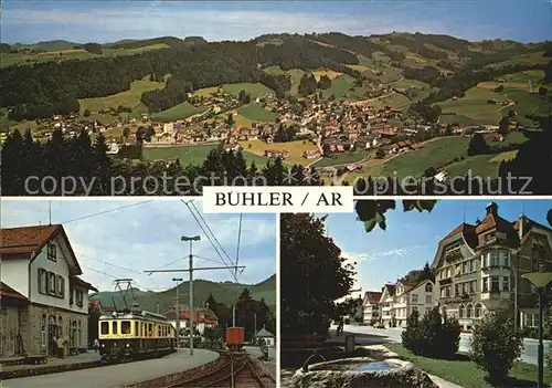 Buehler AR Panorama Eisenbahn Stadtansicht Kat. Buehler