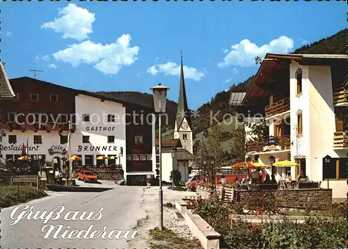 Niederau Wildschoenau Gasthof Brunner Kat. Wildschoenau