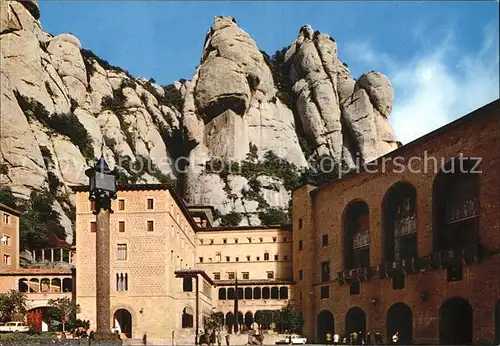 Montserrat Kloster Plaza del Monasterio Kat. Spanien