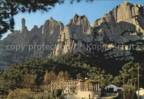 Montserrat Kloster Cavall Bernat y picos de San Jeronimo Kat. Spanien