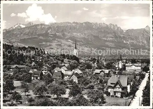 Buchs SG Panorama Kat. Buchs