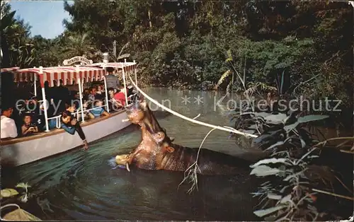 Disneyland California Explorer s Boat Hippo Nilpferd  Kat. Anaheim