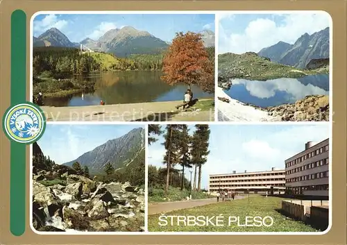 Strbske Pleso Hohe Tatra Panoramen Kat. Tschirmer See Vysoke Tatry