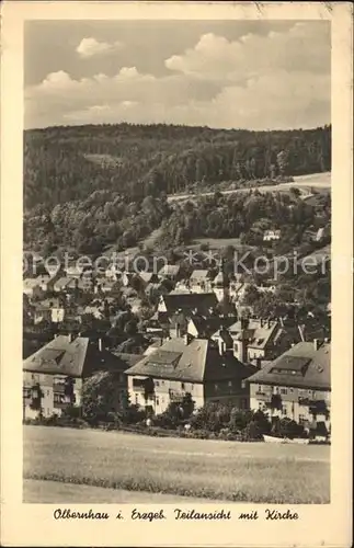 Olbernhau Erzgebirge Kirche  Kat. Olbernhau