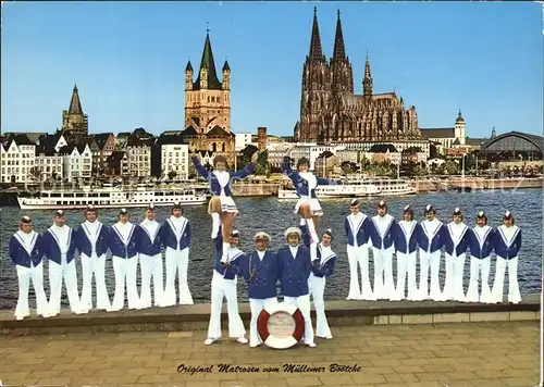 Koeln Rhein Karneval Original Matrosen Muellermer Boeoetche  Kat. Koeln