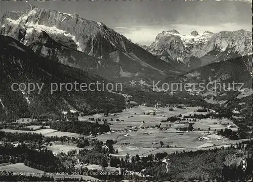 Schoenau Berchtesgaden Reiteralpe Hochkalter Kat. Berchtesgaden