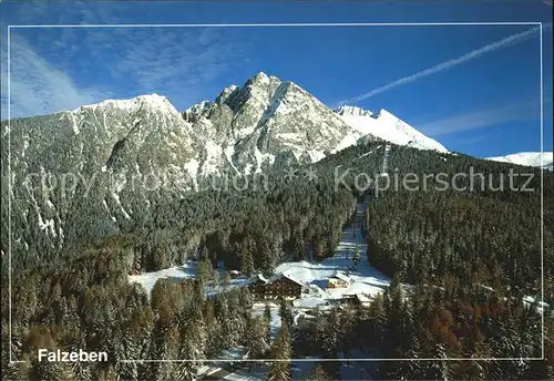 Falzeben Panorama mit Ilfinger Monte Ivigna Kat. Hafling Bozen Suedtirol