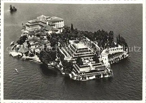 Isola Bella Fliegeraufnahme Kat. Lago Maggiore