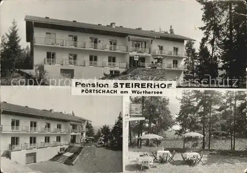 Poertschach Woerthersee Pension Steirerhof Kat. Poertschach Woerther See Kaernten
