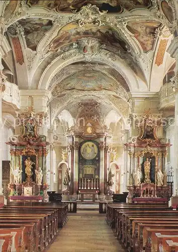 Beuron Donautal Abteikirche Inneres Kat. Beuron
