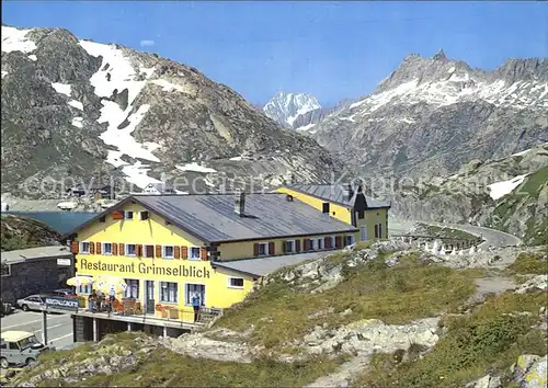 Grimsel Passhoehe Hotel Restaurant Grimselblick