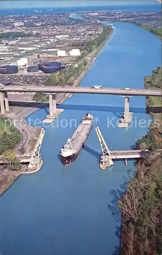 Ontario Canada Fliegeraufnahme Welland Kanal Kat. Kanada