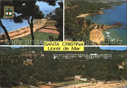 Lloret de Mar Santa Cristina Teilansichten Kat. Costa Brava Spanien