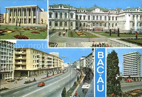 Bacau Halle Schloss Strasse Hochhaus Kat. Bacau