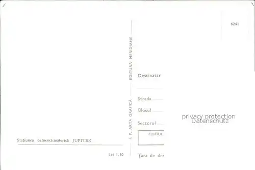 Jupiter Rumaenien Statiunea balneoclimaterica Teilansichten Kat. Constanta