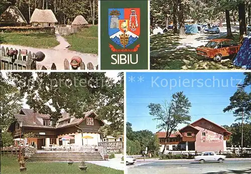 Sibiu Hermannstadt Technik Museum Camping Dubrava Cabana Valea Aurie Schutzhuette Hanul Dubrava Herberge Kat. Sibiu