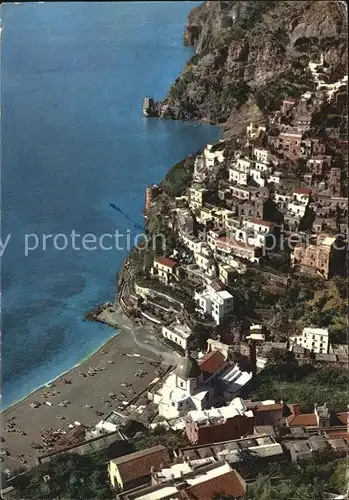 Positano Salerno Panorama e spiaggia dall alto Kat. Salerno
