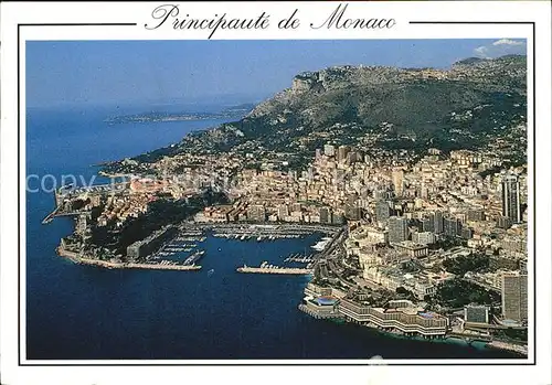 Monaco Vue aerienne de la Principaute de Monaco Kat. Monaco