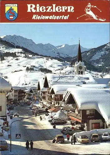 Riezlern Kleinwalsertal Vorarlberg Dorfpartie Schwarzwassertal Kat. Mittelberg