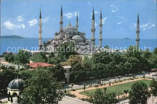 Istanbul Constantinopel Sultanahmet Camii Blaue Moschee Kat. Istanbul