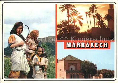 Marrakech Marrakesch La Menara Couche du soleil Kat. Marokko
