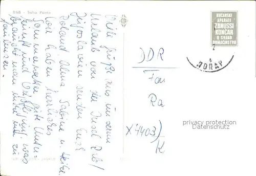 Rab Croatia Suha Punta