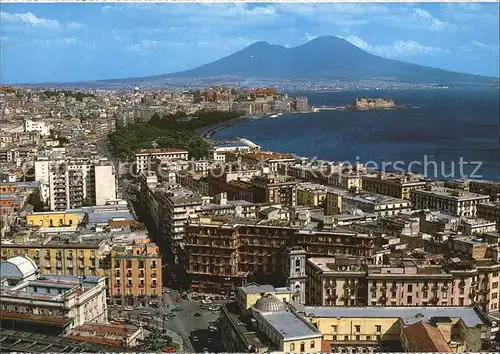Napoli Neapel Fliegeraufnahme Kat. Napoli