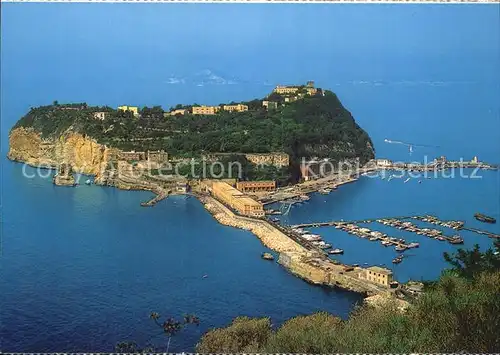 Napoli Neapel Fliegeraufnahme Posillipo Nisida Kat. Napoli