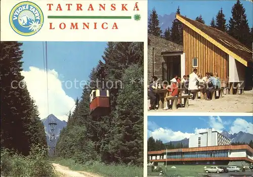Tatranska Lomnica Seilbahn  Kat. Tschechische Republik