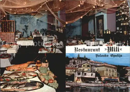 Volosko Restaurant Mili Kat. Opatija Istrien