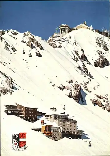 Garmisch Partenkirchen Berghotel Schneefernerhaus Zugspitzgipfel Wettersteingebirge Kat. Garmisch Partenkirchen