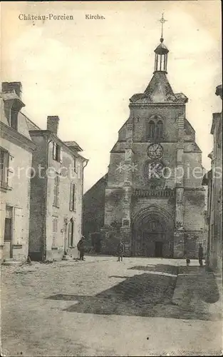 Chateau Porcien Eglise Kirche Kat. Chateau Porcien