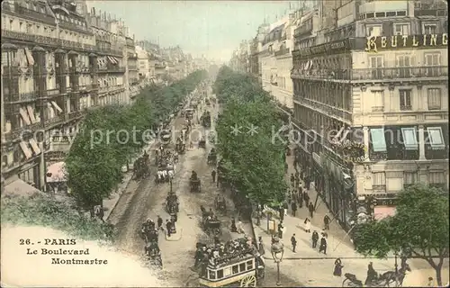 Paris Boulevard Montmartre Kat. Paris