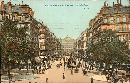 Paris Avenue de l Opera Kat. Paris