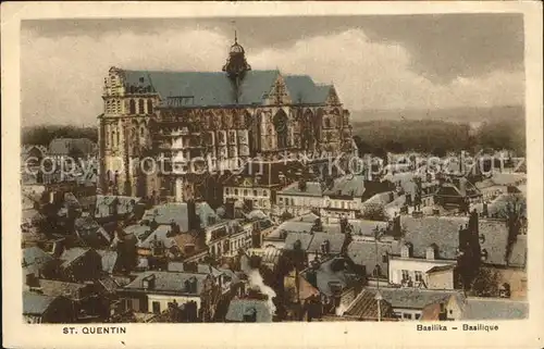 Saint Quentin l Aisne Basilique Basilika Kat. Saint Quentin