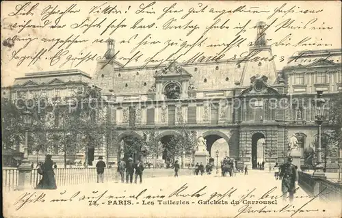 Paris Les Tuileries Guichets du Carrousel Kat. Paris