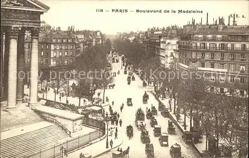 Paris Boulevard de la Madeleine Kat. Paris