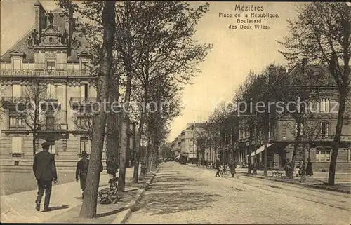 Mezieres Charleville Place de la Republique Boulevard des Deux Villes Kat. Charleville Mezieres