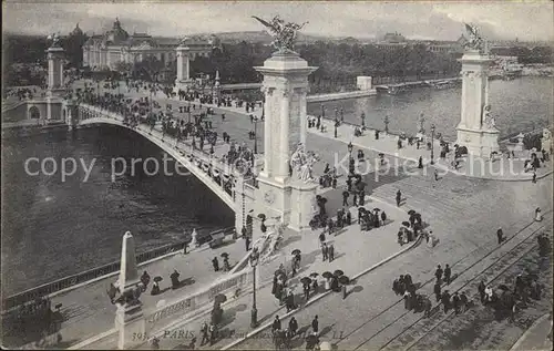 Paris Le Pont Alexandre III Kat. Paris