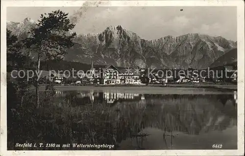 Seefeld Tirol Wettersteingebirge Kat. Seefeld in Tirol